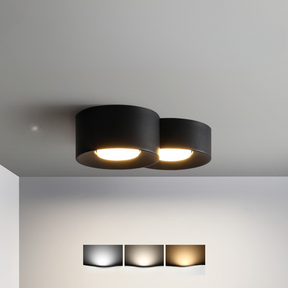 Luminaire de Plafond Rond Élégant - Éclairage Économe en Énergie et Polyvalent
