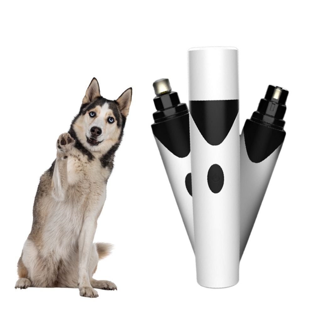 Meuleuse à Ongles Silencieuse pour Animaux - Vitesse Ajustable et Meule en Diamant