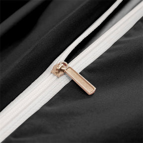 Ensemble de Couette Noir et Or - Luxe et Glamour pour Votre Chambre