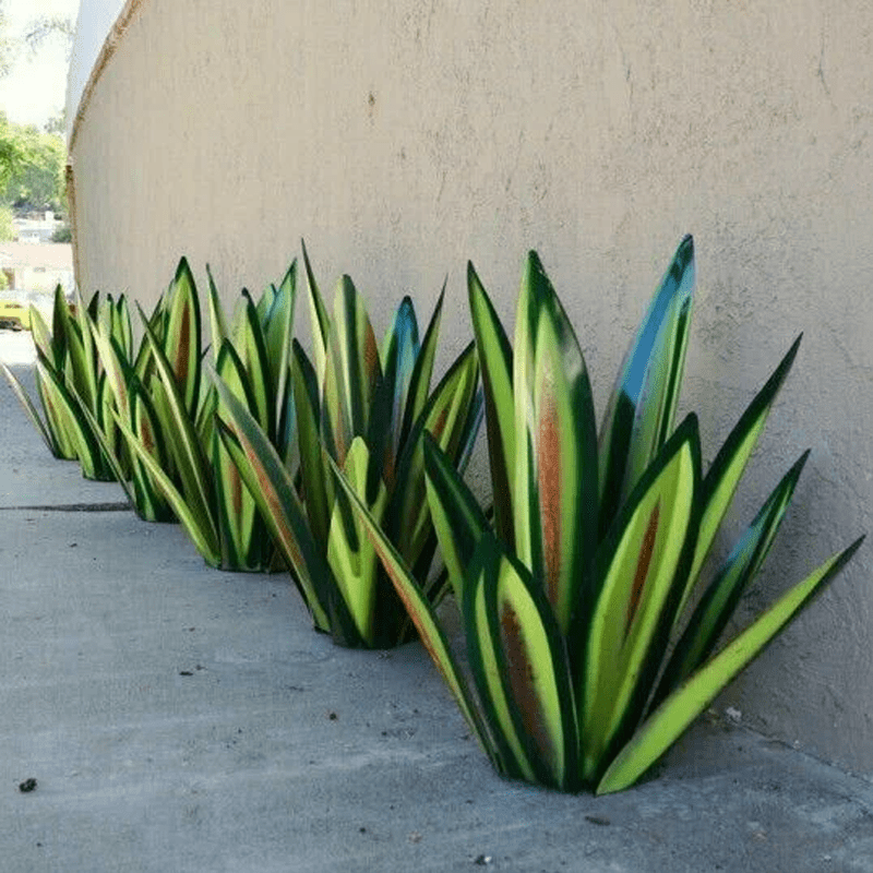 Lampe de Jardin Artisanale en Agave - Éclairage Extérieur Étanche et Élégant