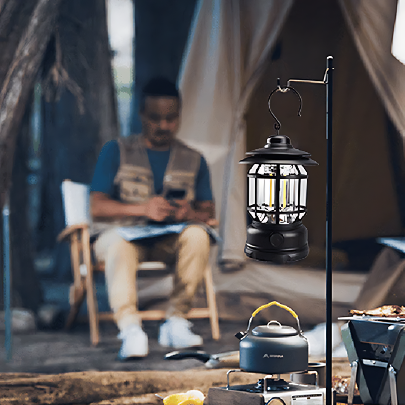 Lampe LED Vintage Portable - Éclairage Intelligent et Économique