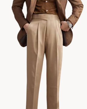 Pantalon Sur-Mesure Élégant pour Hommes - Polyvalent et Résistant aux Rides