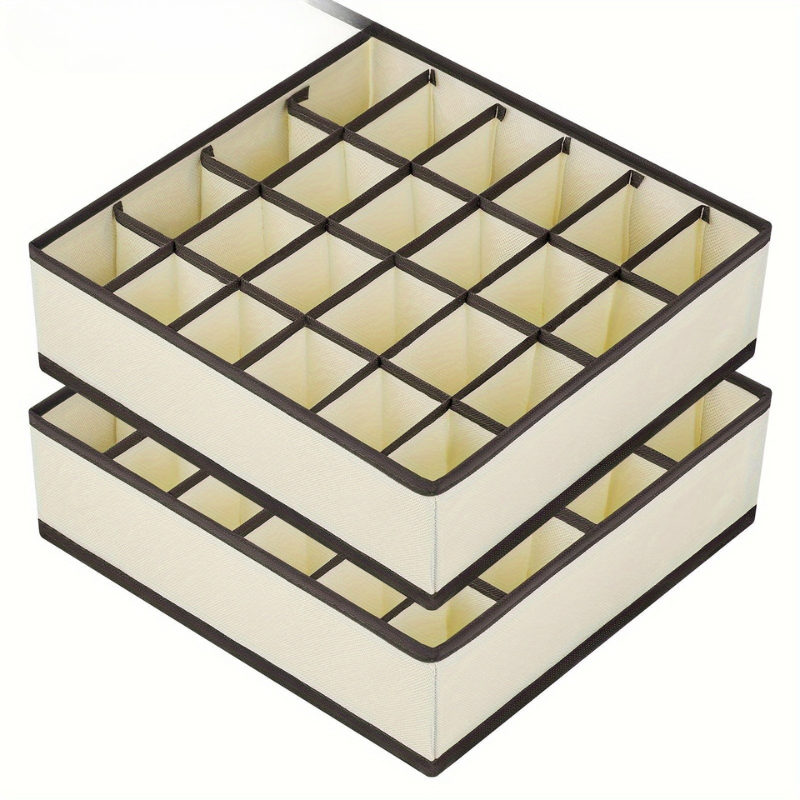 Organisateur de Tiroir Pliable - 24 Compartiments pour Rangement Efficace