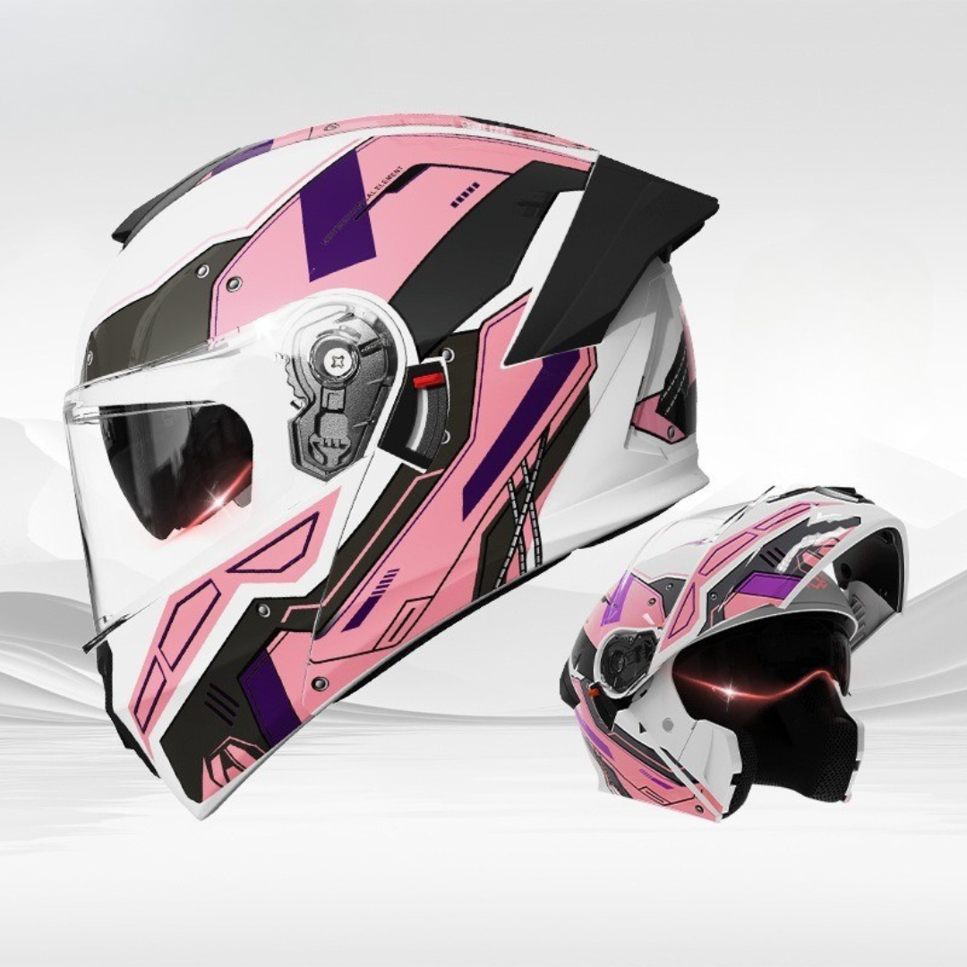 Casque de Moto Modulaire Hommes - Protection Ultime et Confort Supérieur
