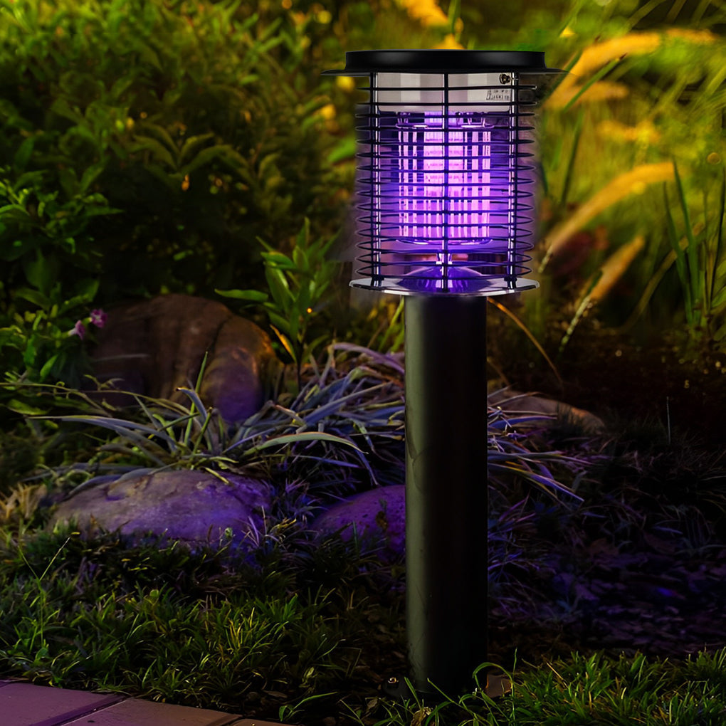 Lampe à Moustiques Solaire Rechargeable - Étanche et Résistante aux Intempéries