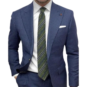 Veste Réversible à Rayures Bleues - Confort Élégant et Polyvalent