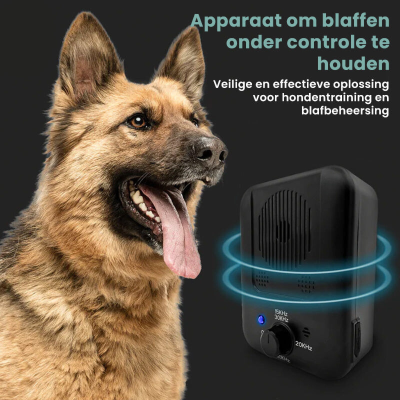 Dispositif Ultrasonique Anti-Aboiement pour Chiens - Intensité Ajustable et Étanche