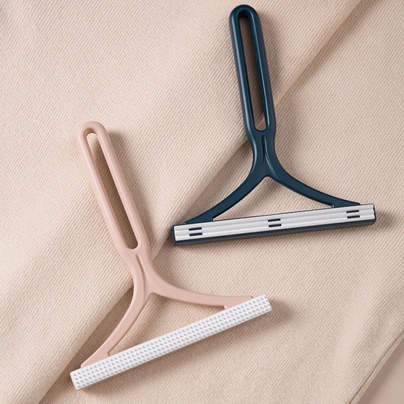 Rasoir à Tissu Éliminateur de Peluches - Outil Portable avec Brossettes à Trois Couches