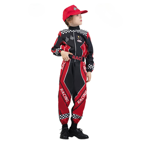 Costume de Pilote de Course Halloween - Ensemble Complet avec Accessoires Inclus