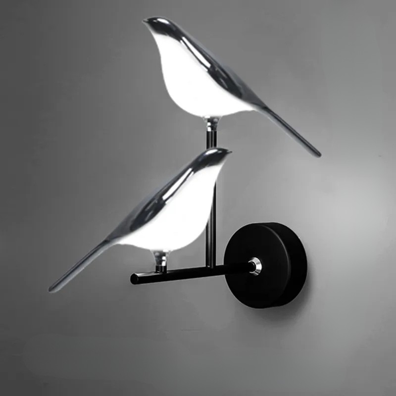 Applique Murale Oiseaux LED - Éclairage Doux et Économe en Énergie