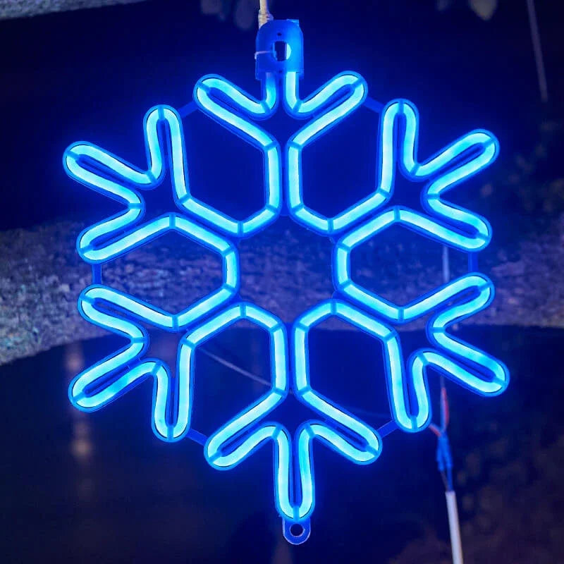 Éclairages LED Flocon de Neige - Résistants aux Intempéries et Énergétiquement Efficaces