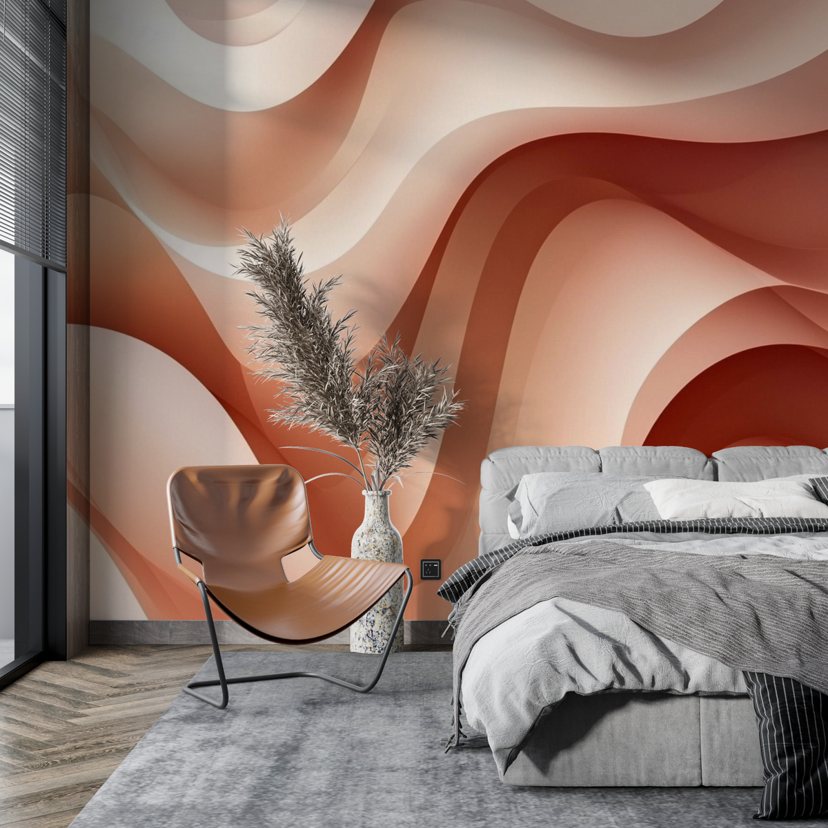 Papier Peint Terracotta Motifs Tendance