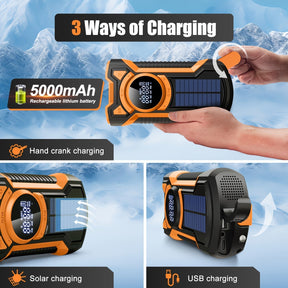 Radio d'Urgence Multifonctionnelle - Idéale pour Camping et Situations d'Urgence