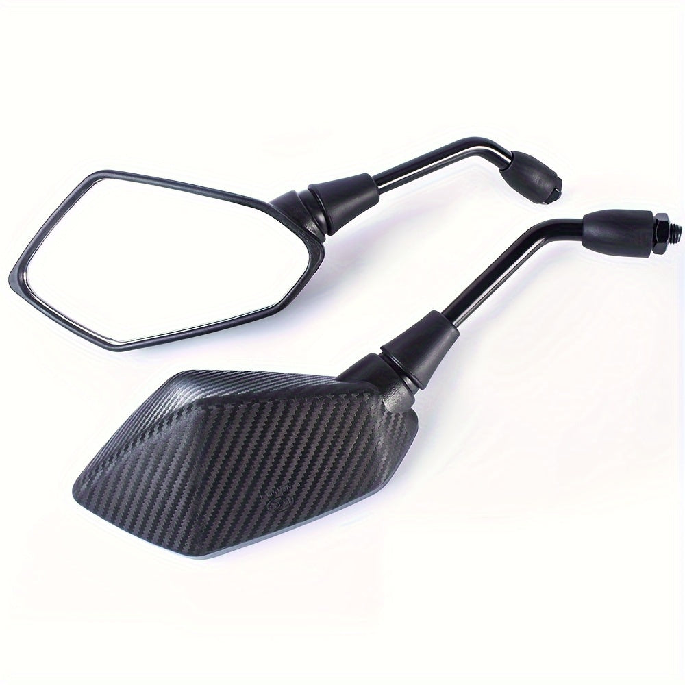 Miroirs de Moto Universels - Large Champ de Vision et Sécurité