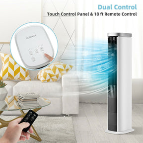 Refroidisseur d'Air 3-en-1 Compact - Ventilateur Portable avec Minuteur Réglable