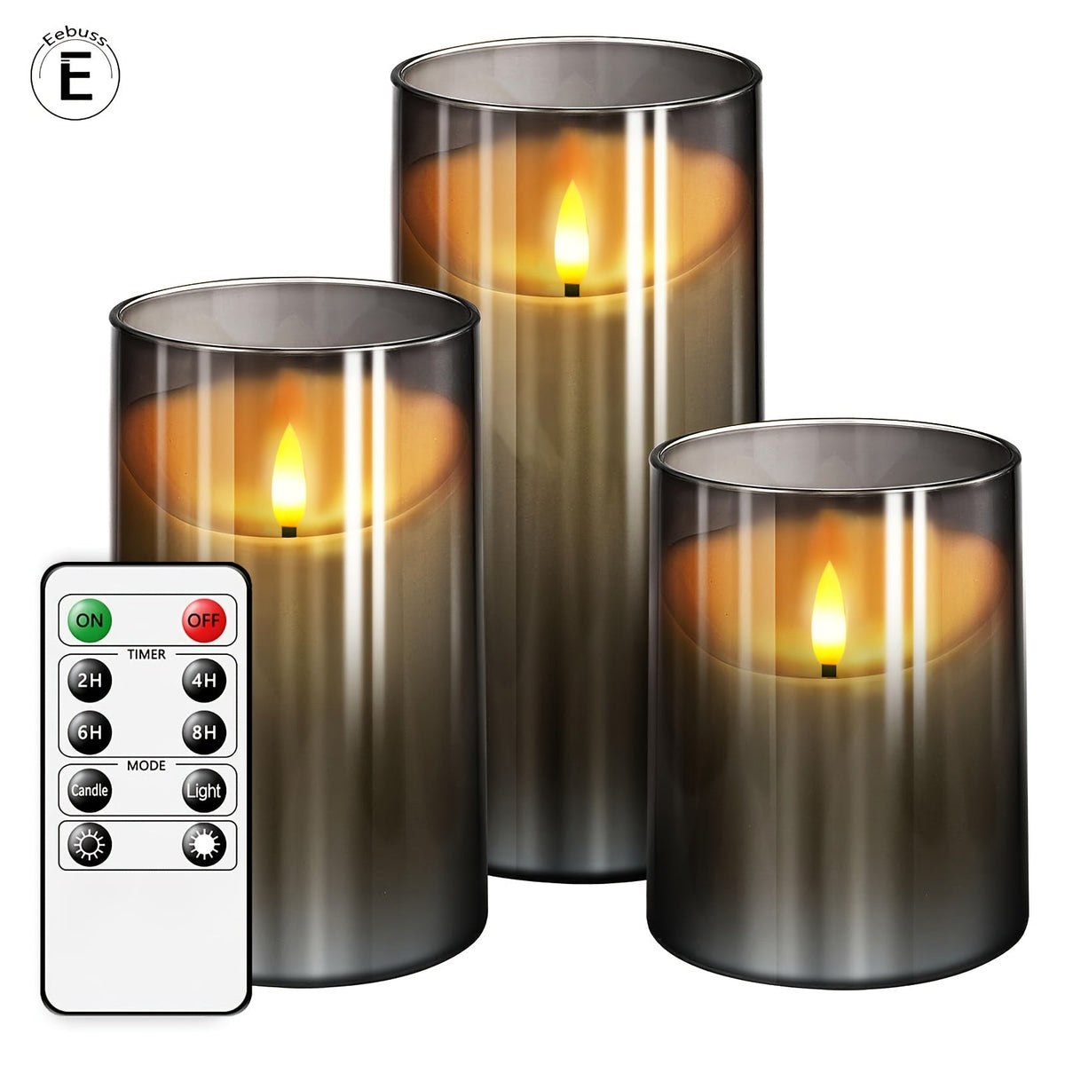 Bougies LED Sécurisées avec Télécommande - Ambiance Chaleureuse et Polyvalente