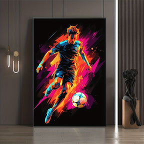 Affiches Sportives et de Jeux | Design Abstrait et Couleurs Vibrantes