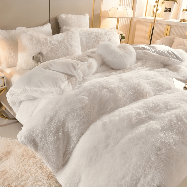 Ensemble de Duvet en Velours - Luxe et Confort pour Votre Chambre