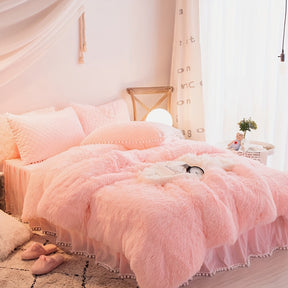 Ensemble de Duvet en Velours - Luxe et Confort pour Votre Chambre