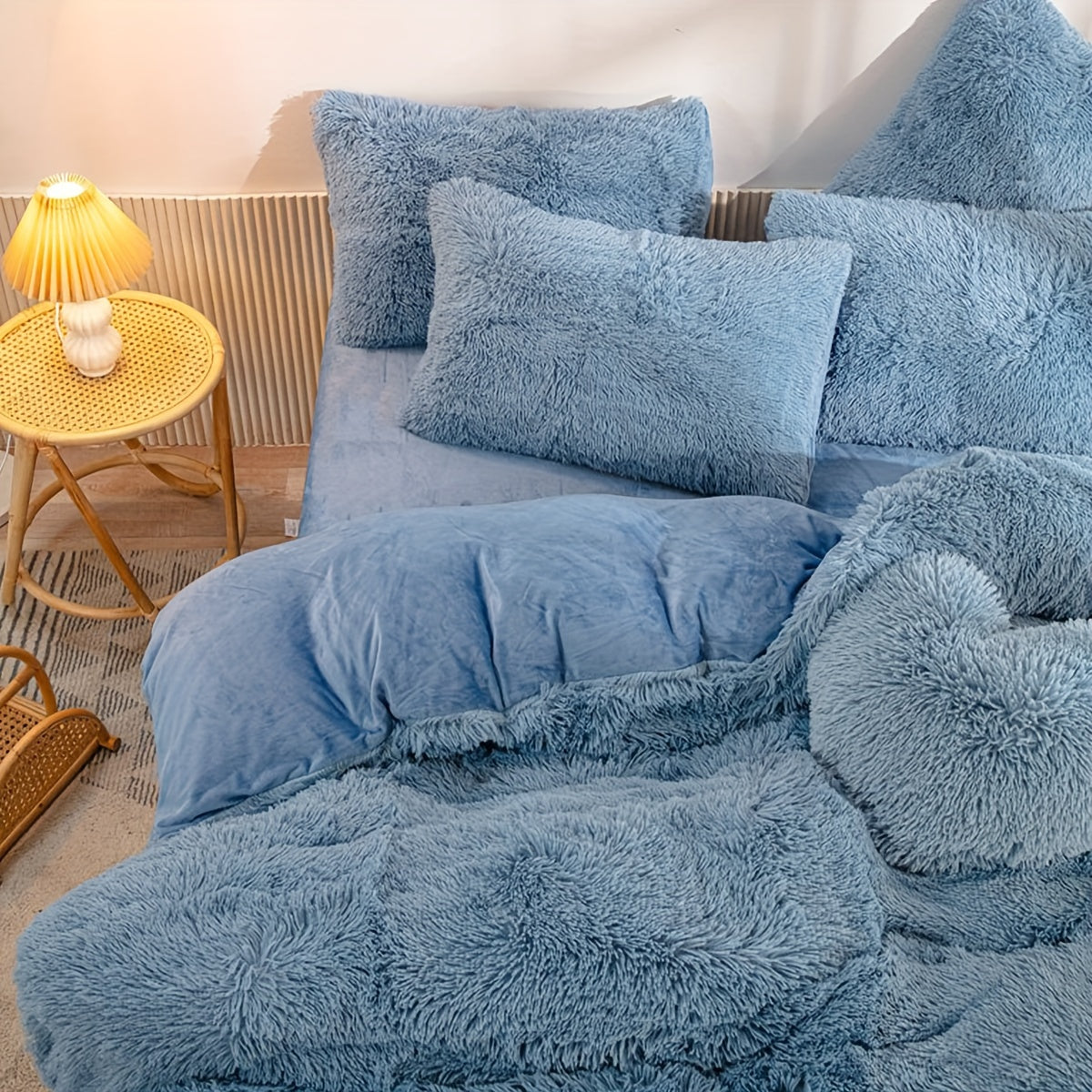 Ensemble de Duvet en Velours - Luxe et Confort pour Votre Chambre