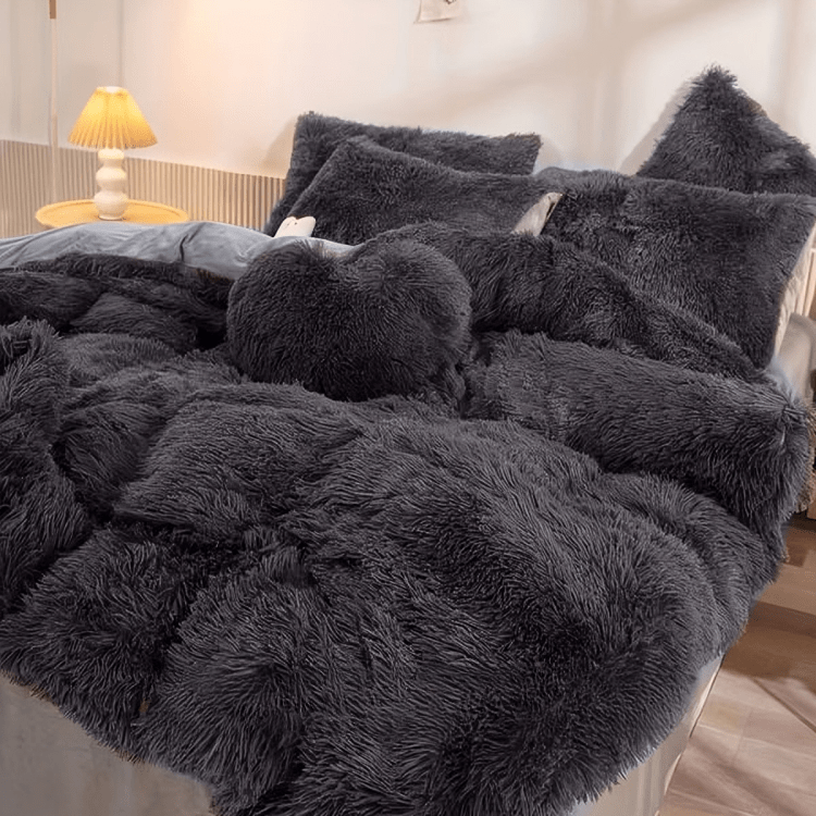 Ensemble de Duvet en Velours - Luxe et Confort pour Votre Chambre