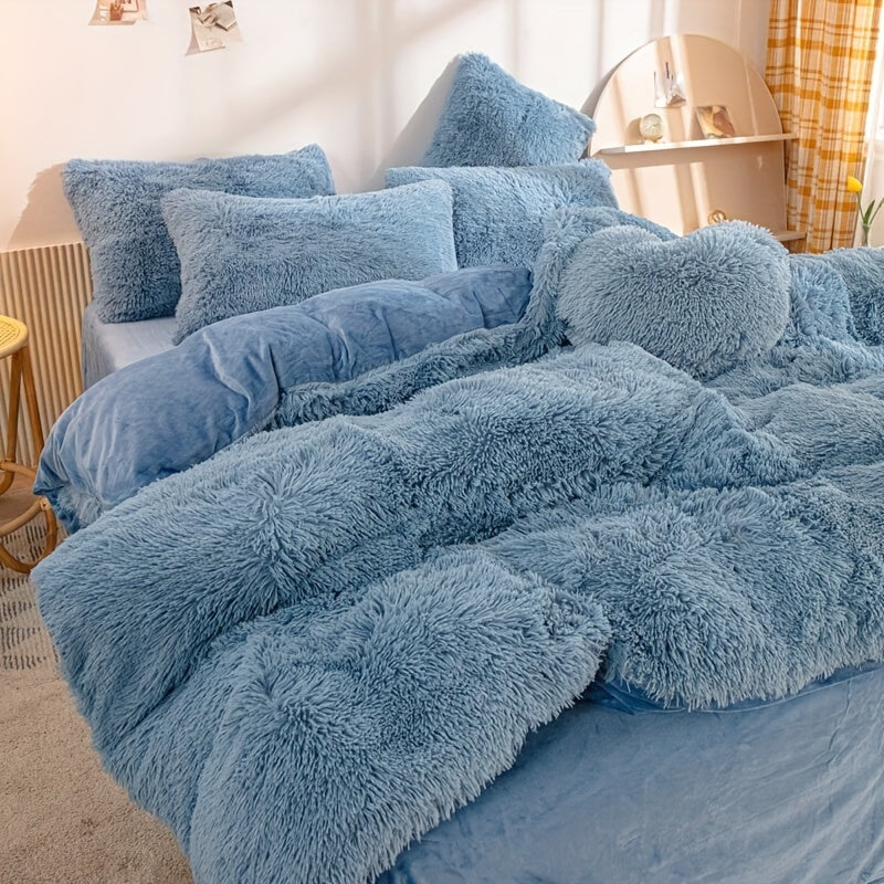 Ensemble de Duvet en Velours - Luxe et Confort pour Votre Chambre