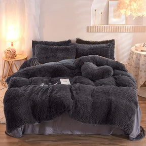 Ensemble de Duvet en Velours - Luxe et Confort pour Votre Chambre