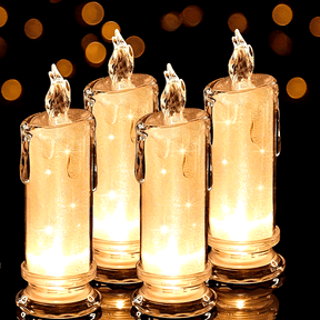 Bougies LED Sans Flamme pour Décoration - Ambiance Sûre et Chaleureuse