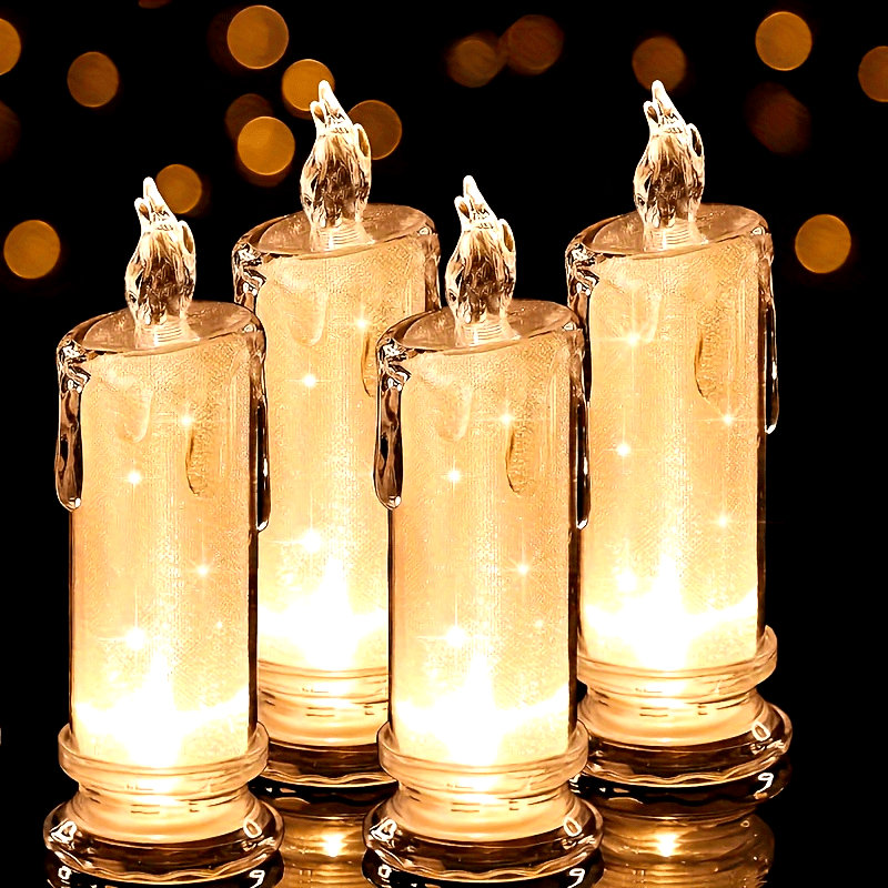 Bougies LED Sans Flamme pour Décoration - Ambiance Sûre et Chaleureuse