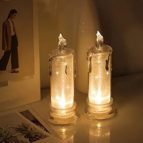 Bougies LED Sans Flamme pour Décoration - Ambiance Sûre et Chaleureuse