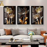 Tapisserie Murale Fleurs en Toile - Élégance et Luxe pour Votre Intérieur
