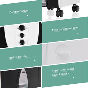 Refroidisseur d'air évaporatif 3-en-1 - Confort et Air Pur à Domicile
