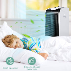Refroidisseur d'air évaporatif 3-en-1 - Confort et Air Pur à Domicile
