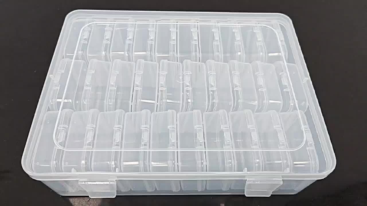 Organisateur de Perles Transparent - Ensemble de 30 Boîtes de Rangement