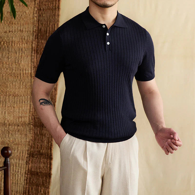Polo en Maille Performance pour Homme - Confort Premium et Élégance Distinguée
