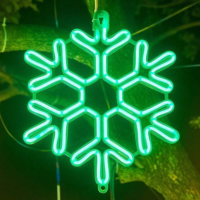 Éclairages LED Flocon de Neige - Résistants aux Intempéries et Énergétiquement Efficaces