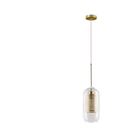 Luminaire Suspendu en Fer et Verre - Élégance Contemporaine pour Votre Espace