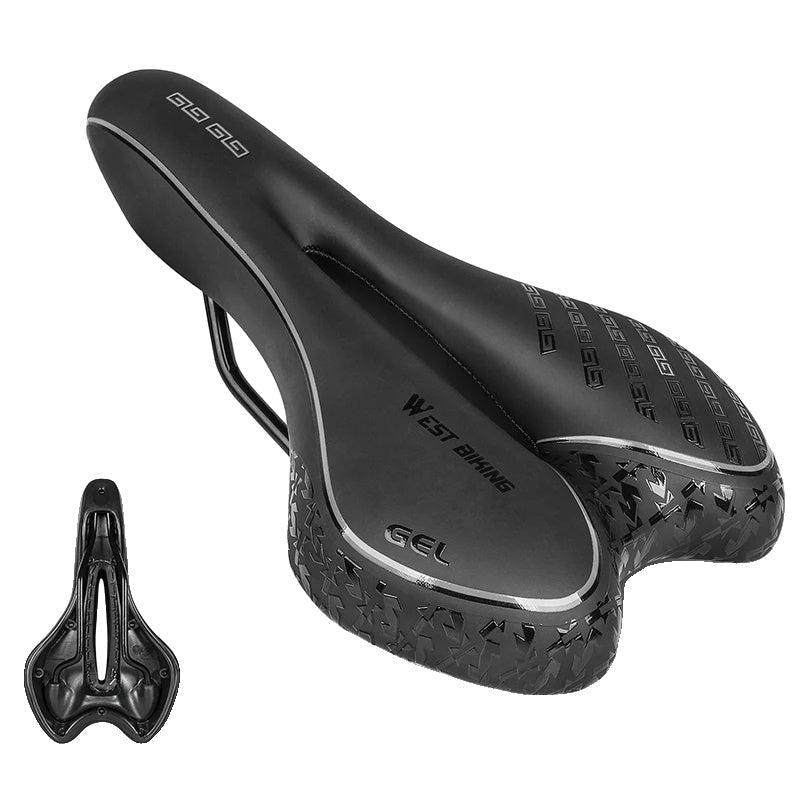 Selle de Vélo Confort Gel - Confort Supérieur pour Route et VTT