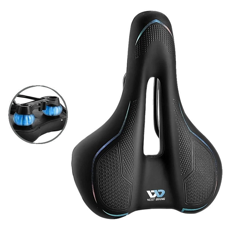 Selle de Vélo Confortable - Absorption de Chocs Élevée et Respirante