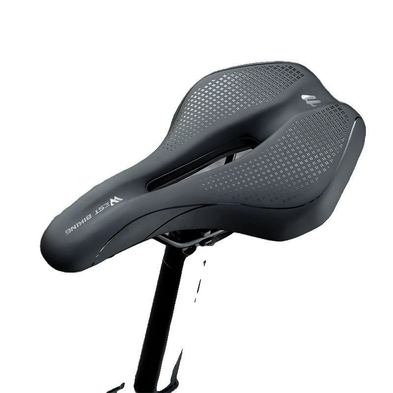 Selle de Vélo Antichoc Confortable - Coussin en Cuir Antidérapant et Léger