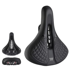 Selle de Vélo Confortable - Absorption des Chocs et Imperméable