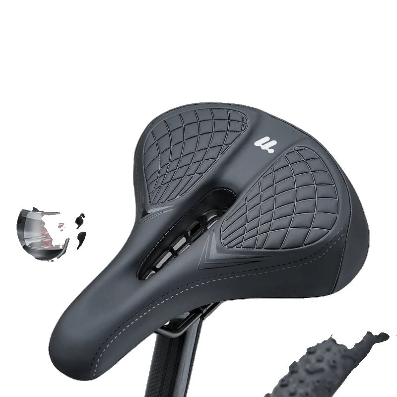Selle de Vélo Confortable - Absorption des Chocs et Imperméable
