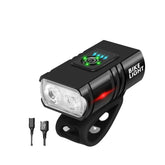 Lumières de Vélo Rechargeables USB - 1500 Lumens et 6 Modes de Sécurité