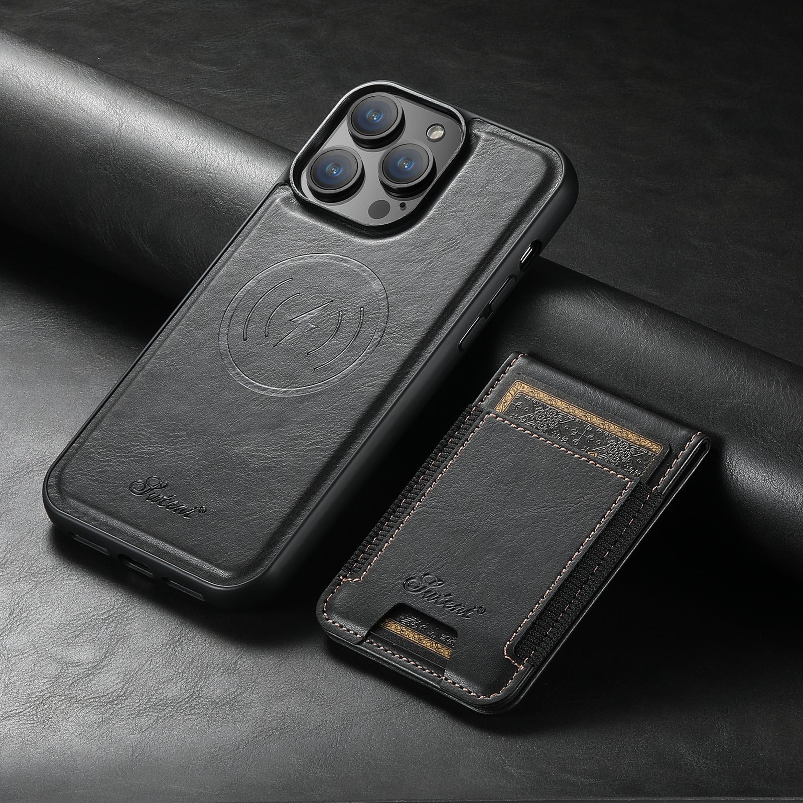 Coque de Téléphone Élégante et Durable - Porte-Carte Intégré et Protection Supérieure