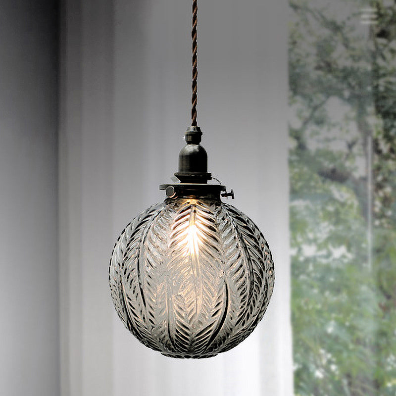 Lampe Suspendue Vintage Sphérique - Élégance Classique pour Votre Intérieur