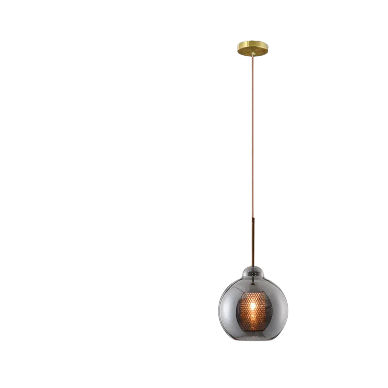 Luminaire Suspendu en Fer et Verre - Élégance Contemporaine pour Votre Espace