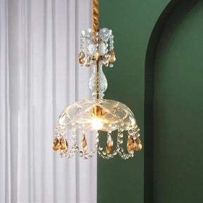 Lustre en Cristal de Luxe - Artisanat Unique et Design Élégant