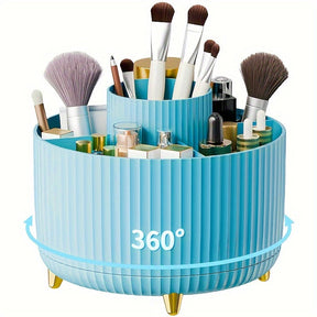 Organisateur de Maquillage Rotatif 360° - Accès Facile et Grande Capacité