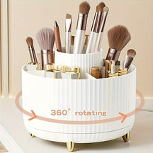 Organisateur de Maquillage Rotatif 360° - Accès Facile et Grande Capacité