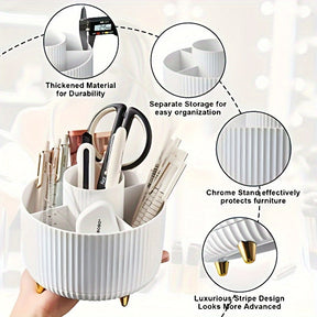 Organisateur de Maquillage Rotatif 360° - Accès Facile et Grande Capacité